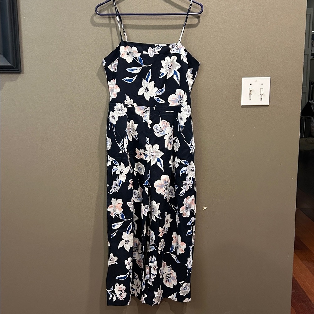 Banana Republic Linen Floral Jumpsuit NWT